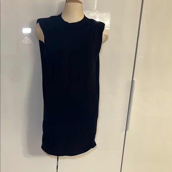 Babaton Black Sleeveless Dress with Shoulder Pads.  Size XS - Picture 1 of 7